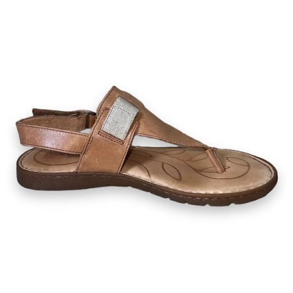 Born Belluno Leather Sandals Brown/Nut F00006 Women's 9M - Picture 7 of 10